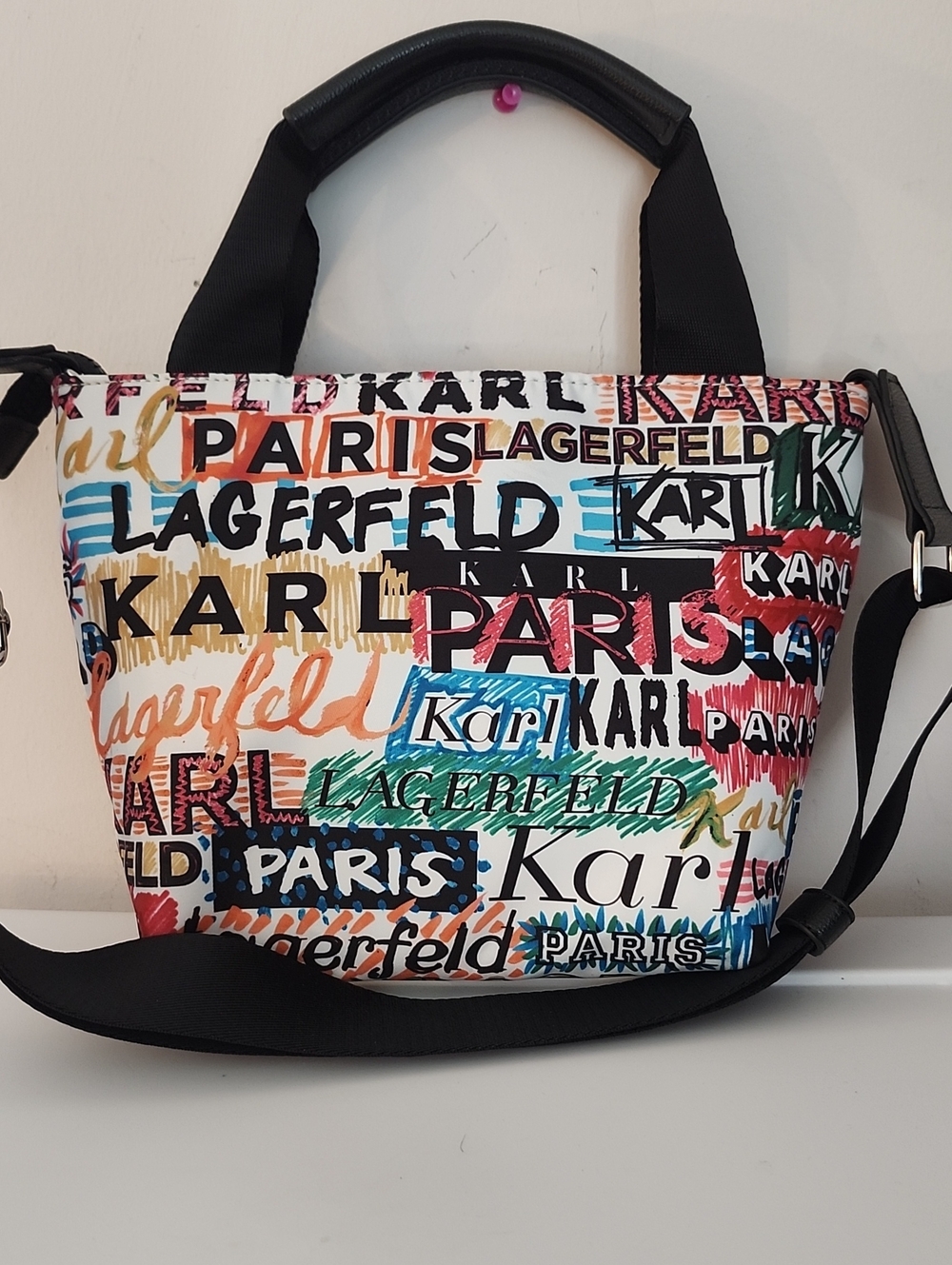Karl Lagerfeld Paris Amour Crossbody w/Free Michael Kors Card Holder/Wallet - Picture 4 of 16